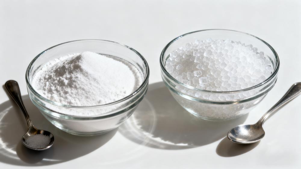 powdered sugar vs granulated sugar