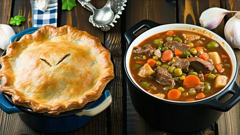 Chicken Pot Pie vs Beef Stew Chicken Pot Pie vs Beef Stew