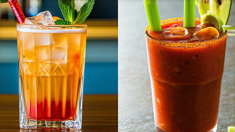 Vodka Tonic vs Bloody Mary