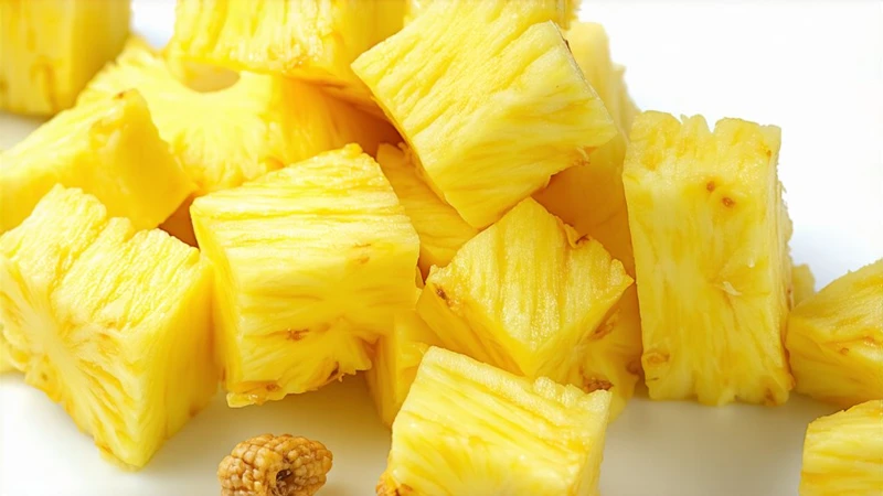 Pineapple Chunks vs Freeze-Dried Pineapple