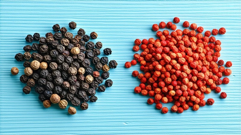 Black Pepper vs Red Pepper
