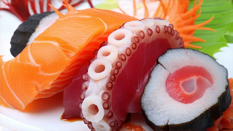 Tuna Sashimi vs Octopus Sashimi